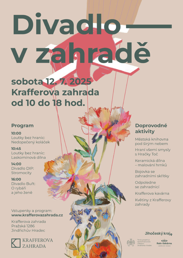 Plakát akce Divadlo v zahradě