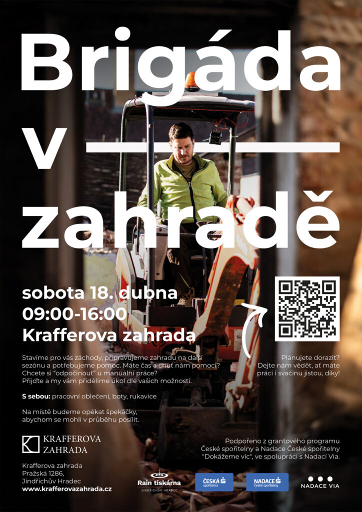 Plakát - brigáda v zahradě