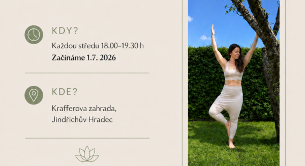 Fyziojóga v Krafferově zahradě
